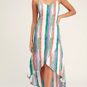 Brand new colorful dress from LuLus